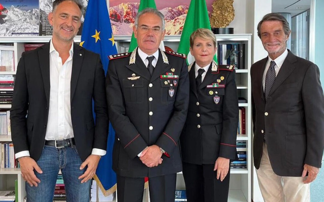 Peste suina, presidente Fontana e assessore Beduschi incontrano vertici Carabinieri Forestali: piena collaborazione per contenere il virus