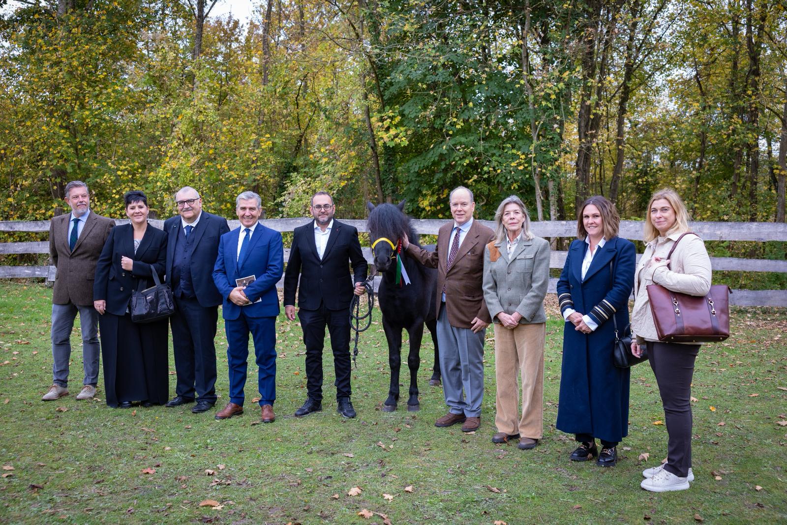 Consegna puledra foto gruppo