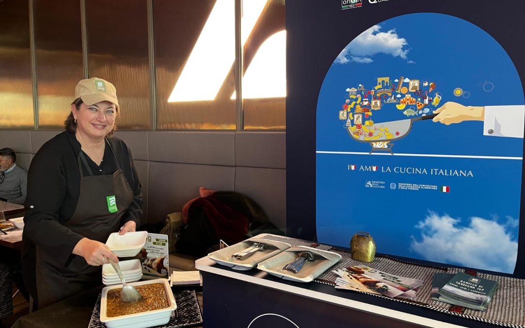 Agnello di Sardegna Igp & Origin Italia nelle ‘lounge’ ITA Airways