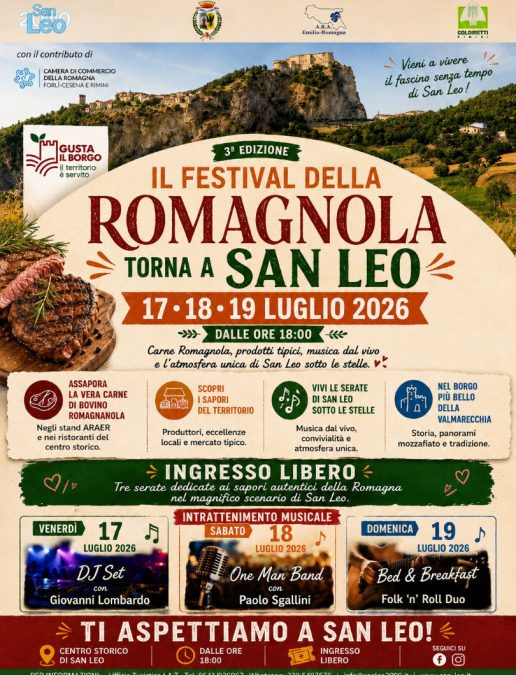 A San Leo tre giorni dedicati alla Romagnola, simbolo della zootecnia e della gastronomia del territorio